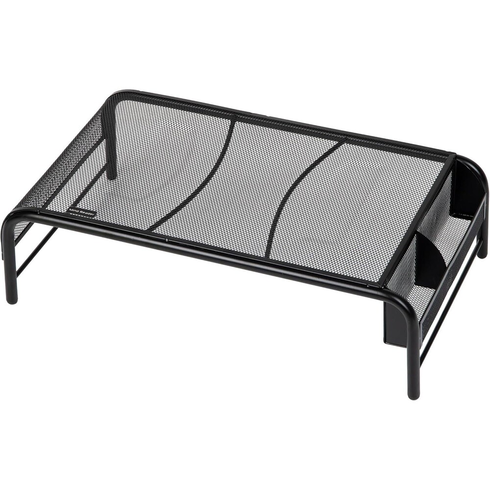 🖥️ Mind Reader Metal Mesh Monitor Stand, 20"L x 11.5"W